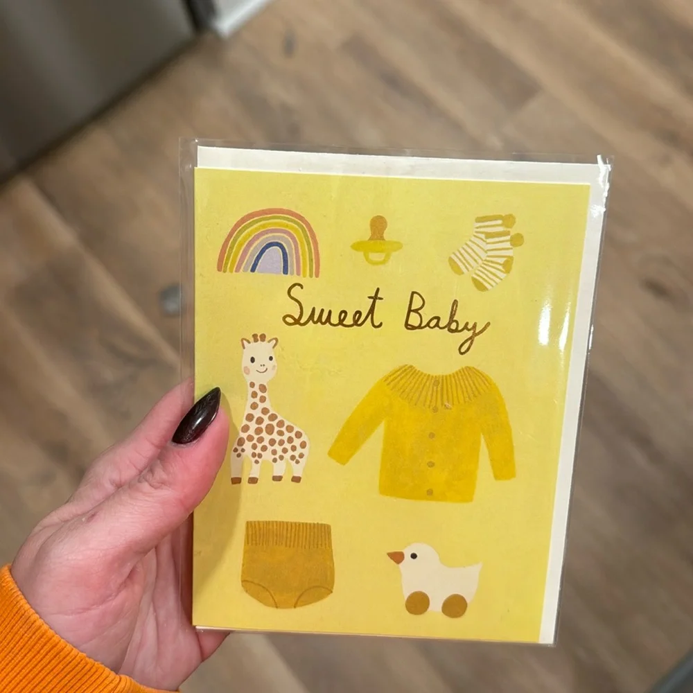 NWT BABY SHOWER NEW BABY CARD
